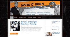 Desktop Screenshot of jasonobrienfitness.com